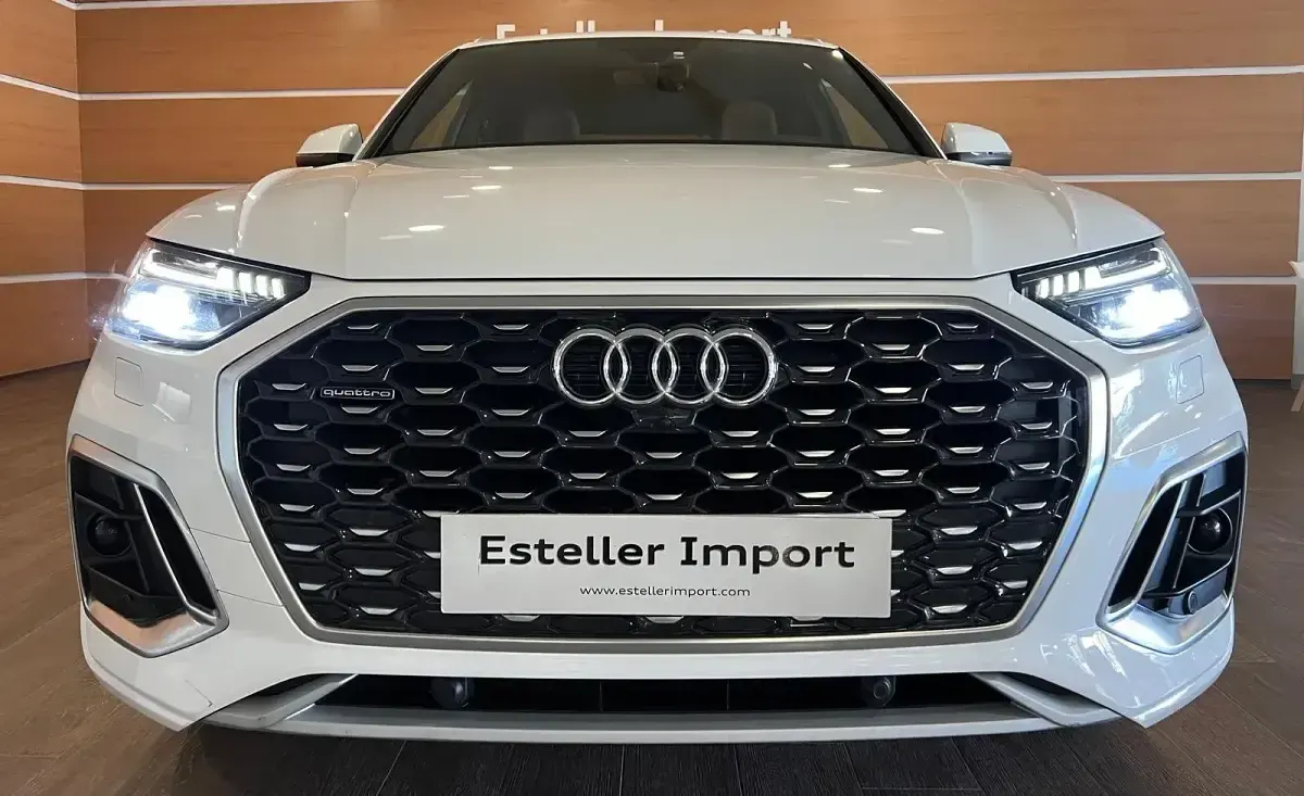 Usado Audi Q5 S-Line 204 CV (150 kW) 2021 Blanco SUV