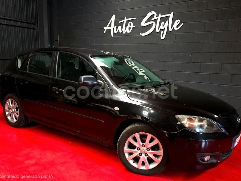 Negro Usado 2007 Mazda 3 Active Berlina | 4490 € (Precio justo) - Imagen 1/4