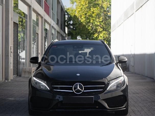 Usado Mercedes C220 170 CV (125 kW) 2017 Negro Familiar