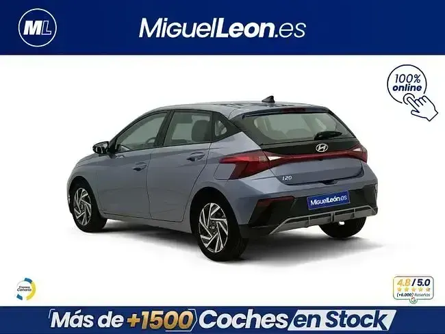 Usado Hyundai i20 100 CV (73 kW) 2024 Gris Utilitario