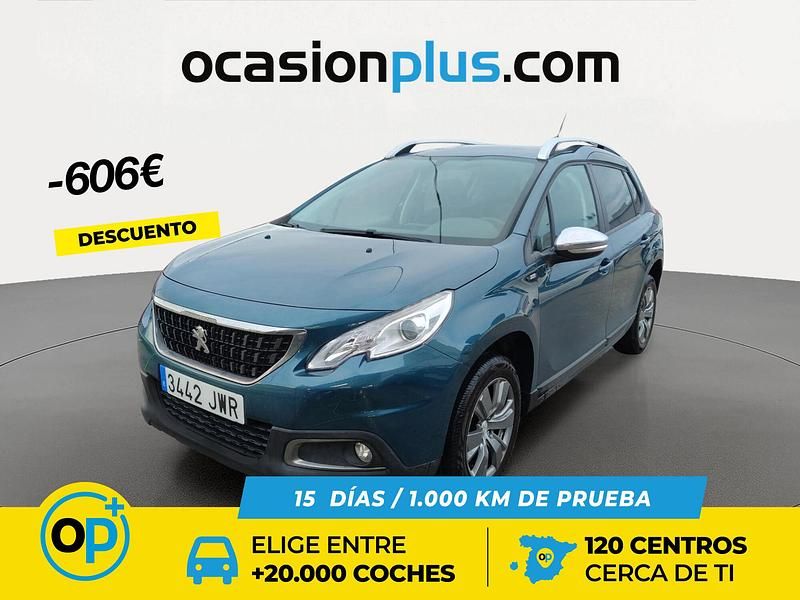 Usado Peugeot 2008 Style 100 CV (73 kW) 2017 Verde SUV