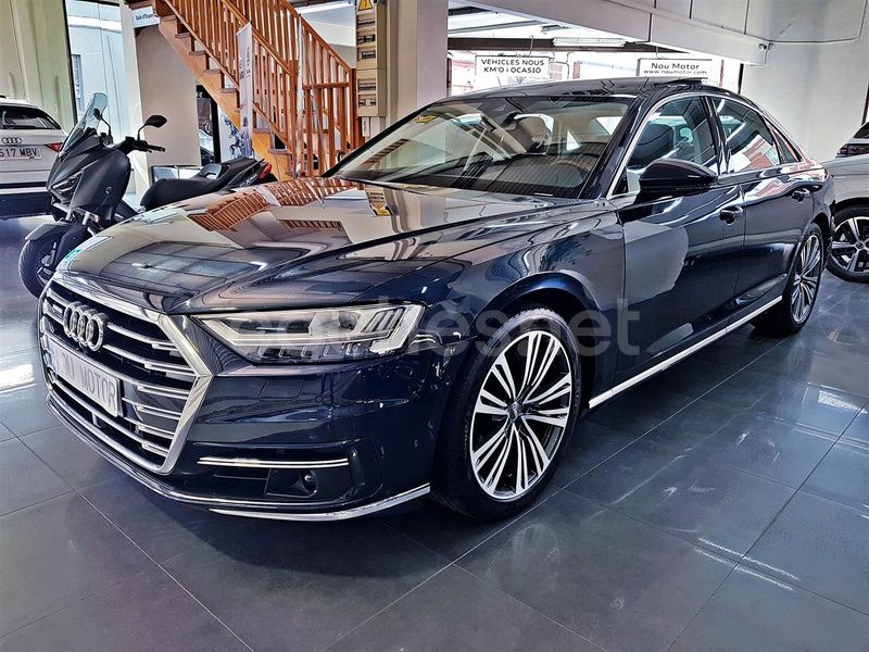 Azul Usado 2018 Audi A8 Berlina | 53.400 € (Un poco caro) - Imagen 1/4