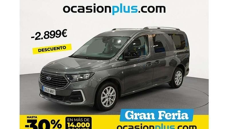Gris Usado 2024 Ford Tourneo Connect Titanium Monovolumen | 28.628 € (Caro) - Imagen 1/4