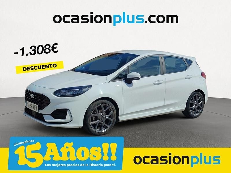 Blanco Usado 2023 Ford Fiesta ST-Line Utilitario | 13.950 € (Precio justo) - Imagen 1/4