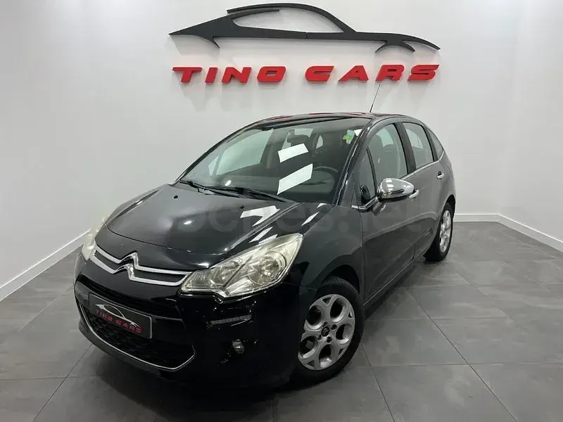 Usado Citroën C3 68 CV (50 kW) 2015 Negro Berlina