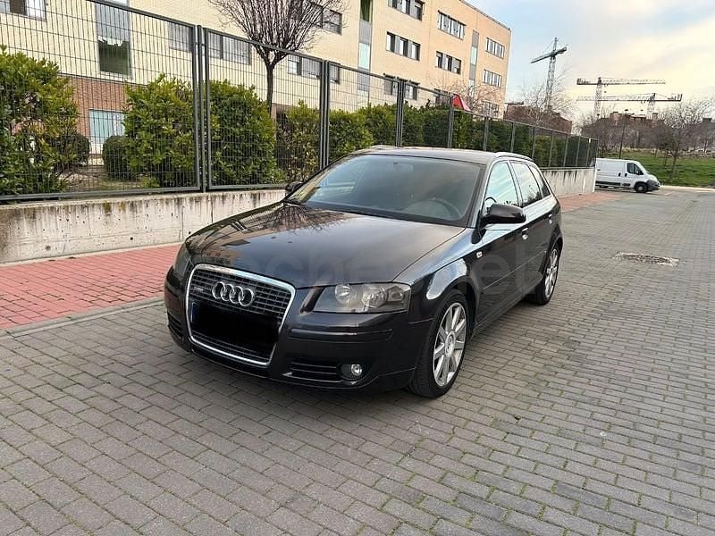 Usado Audi A3 Sport 140 CV (102 kW) 2007 Negro Utilitario