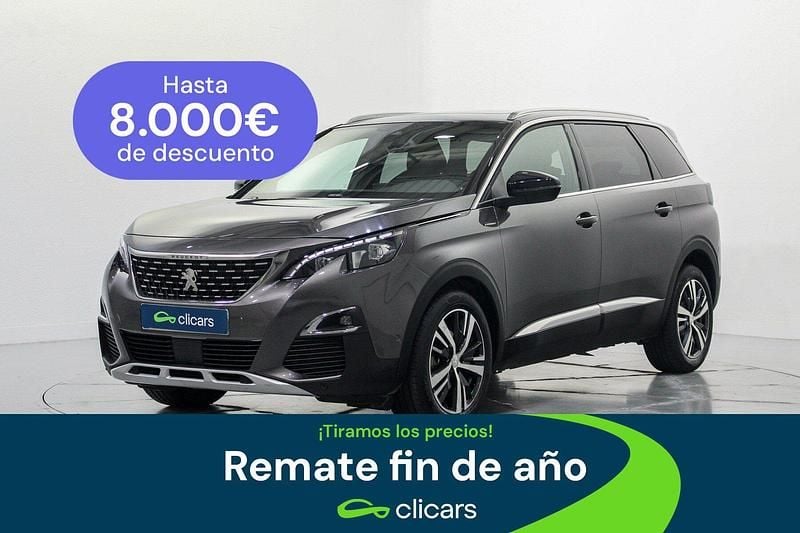 Gris Usado 2017 Peugeot 5008 GT-line SUV | 18.690 € (Precio justo) - Imagen 1/4