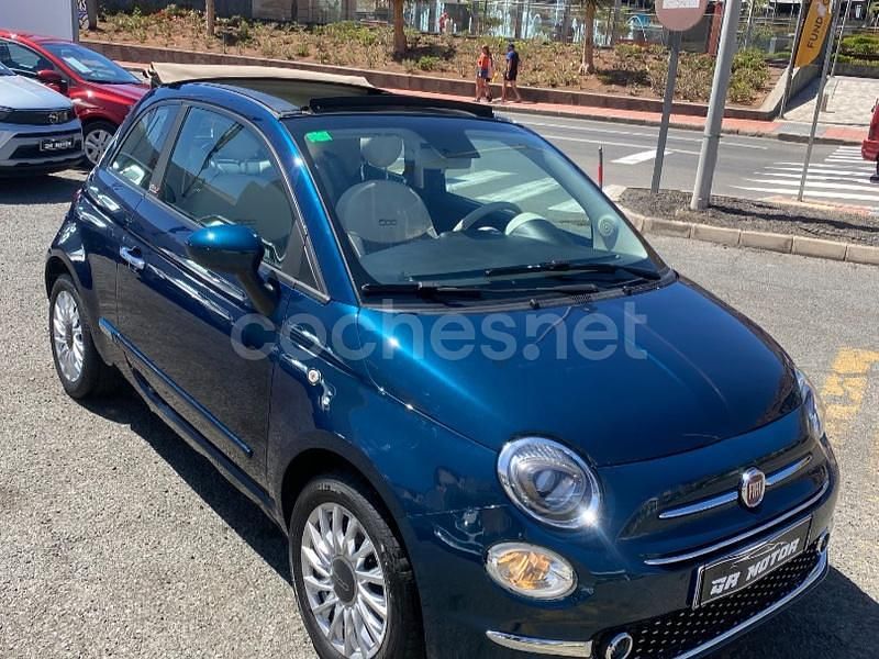 Azul Usado 2021 Fiat 500C Connect Descapotable | 11.990 € (Precio justo) - Imagen 1/4