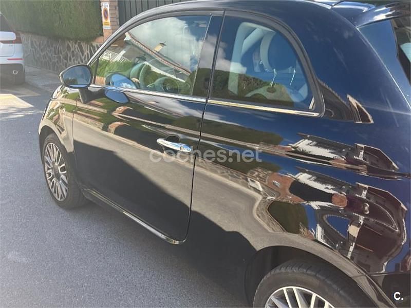 Usado Fiat 500 Lounge 69 CV (50 kW) 2018 Negro Berlina