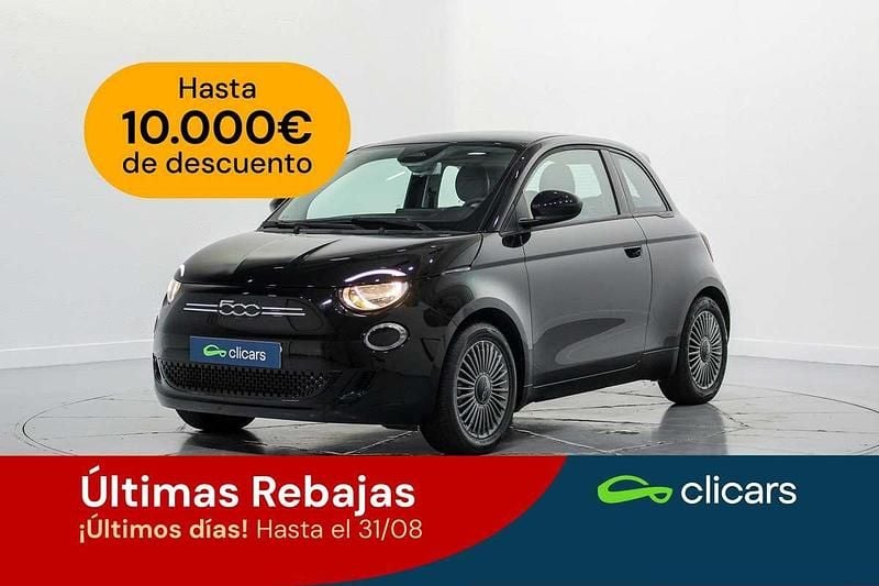 Negro Usado 2022 Fiat 500e Icon Utilitario | 12.690 € (Super precio) - Imagen 1/4