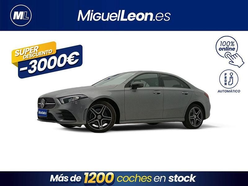 Gris Usado 2022 Mercedes A250 Berlina | 32.985 € (Un poco caro) - Imagen 1/3