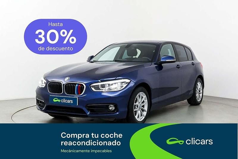Usado BMW 116 116 CV (85 kW) 2016 Azul Utilitario