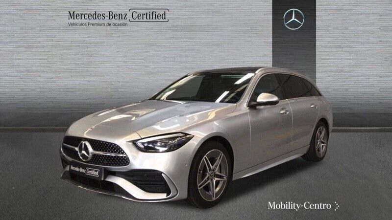 Hightechsilver metallic paint Usado 2024 Mercedes C300 AMG line Familiar | 49.250 € - Imagen 1/4