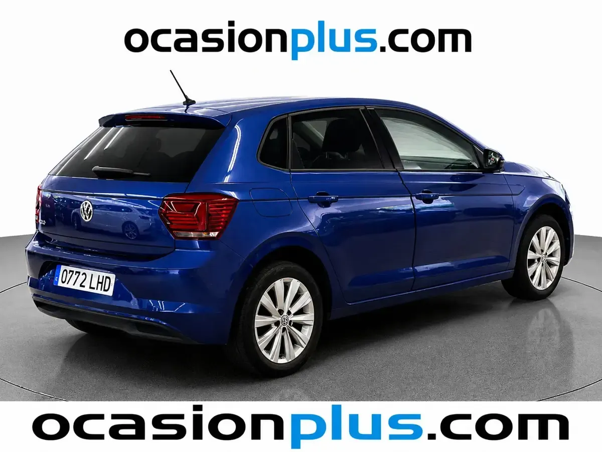 Usado VW Polo Sportline 95 CV (69 kW) 2020 Azul Utilitario