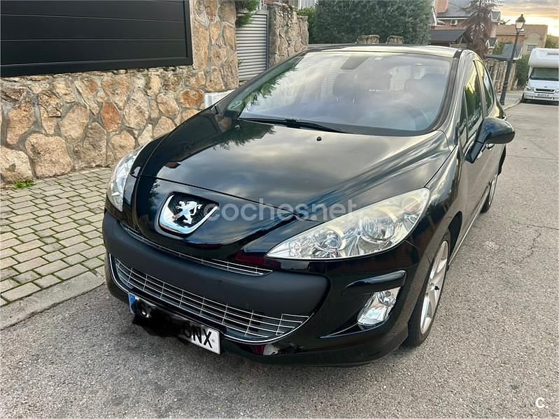 Negro Usado 2009 Peugeot 308 Premium Berlina | 5600 € (Precio justo) - Imagen 1/4