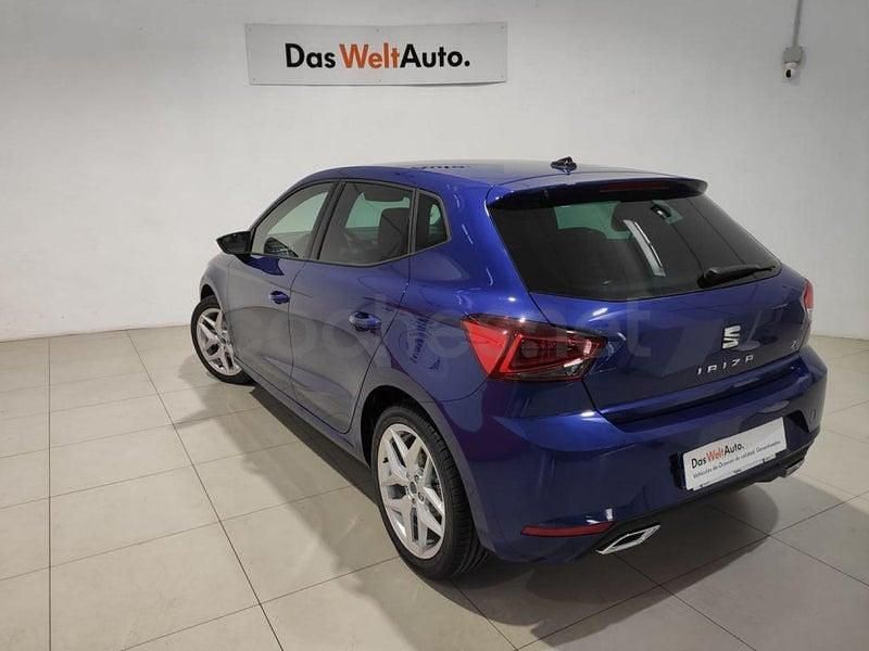 Usado Seat Ibiza FR 110 CV (80 kW) 2021 Azul Utilitario