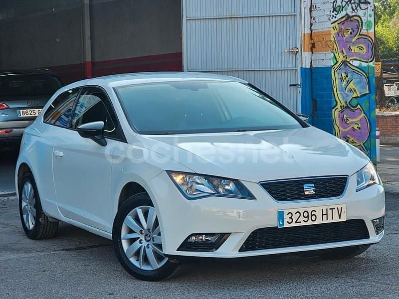 Usado Seat Leon SC Style 122 CV (89 kW) 2013 Blanco Utilitario