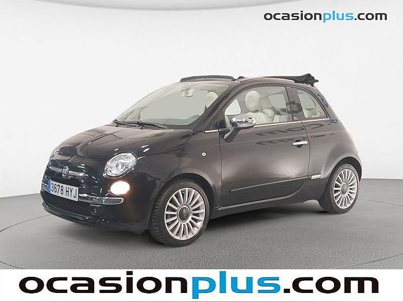 Negro Usado 2014 Fiat 500C Lounge Descapotable | 10.200 € (Precio justo) - Imagen 1/4
