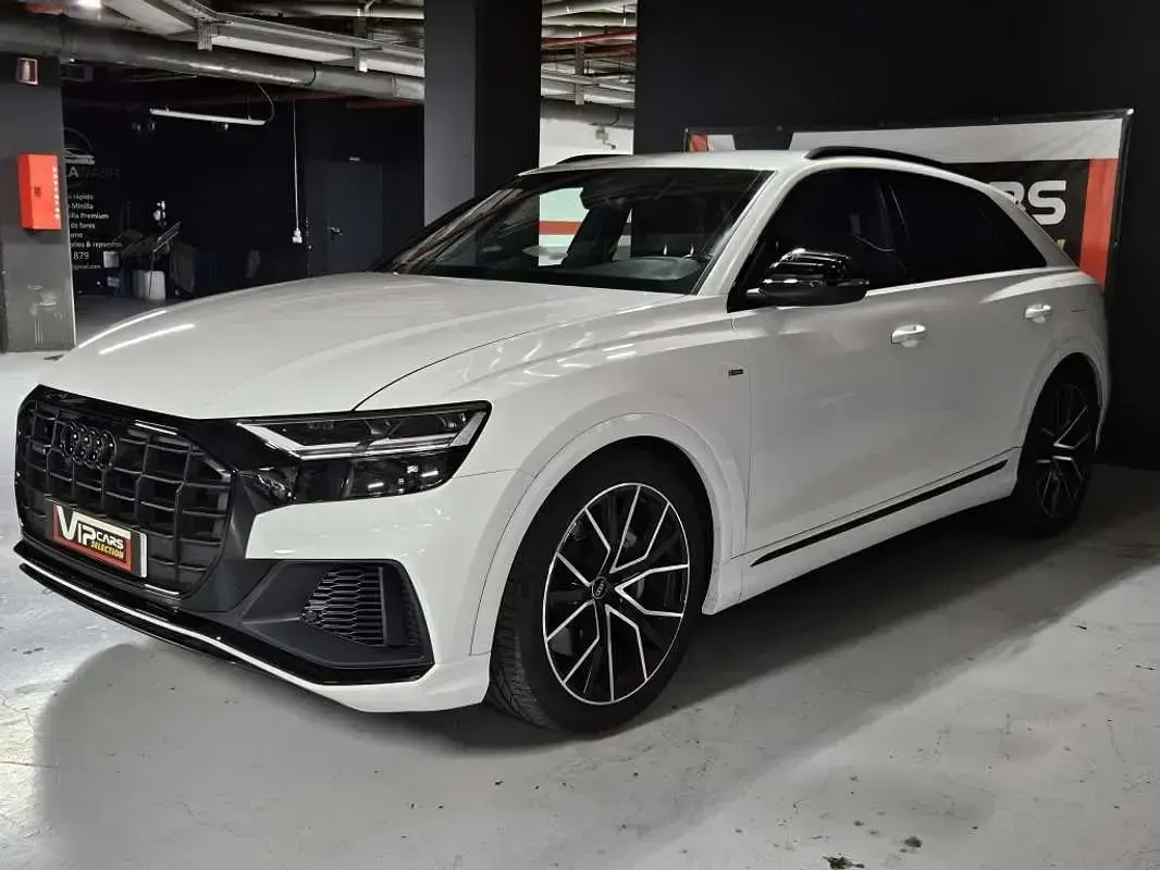 Usado Audi Q8 S-Line 381 CV (280 kW) 2021 Blanco SUV