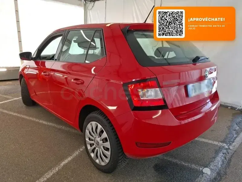 Usado Skoda Fabia Ambition 110 CV (80 kW) 2020 Rojo Utilitario