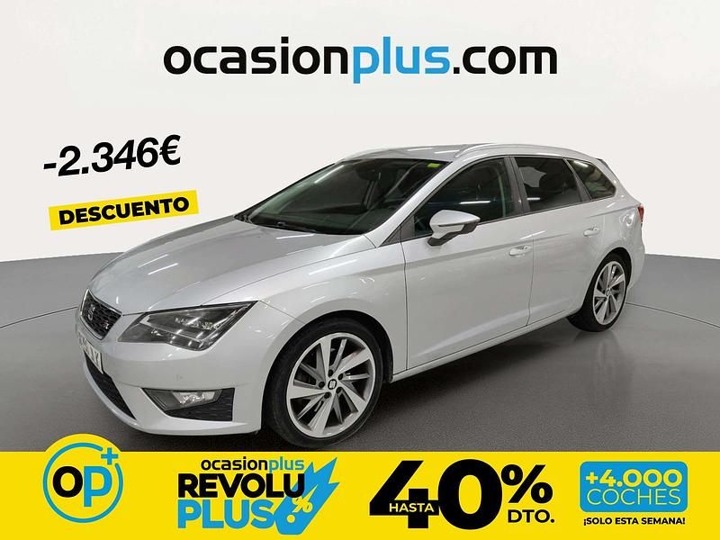 Usado Seat Leon FR 184 CV (135 kW) 2016 Gris Familiar