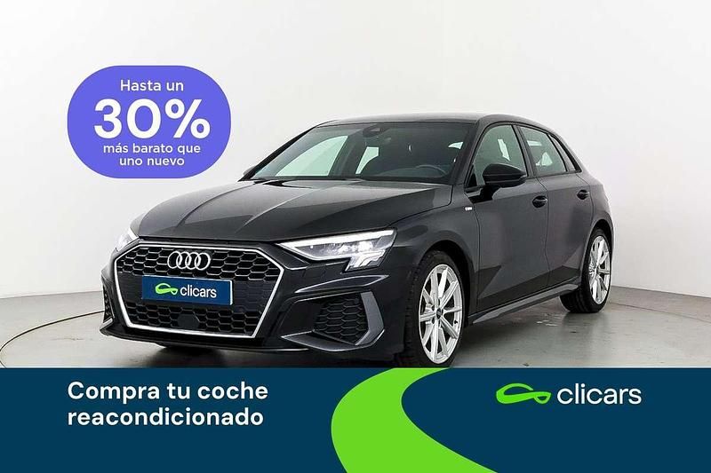 Usado Audi A3 Sportback S-Line 116 CV (85 kW) 2021 Negro Utilitario