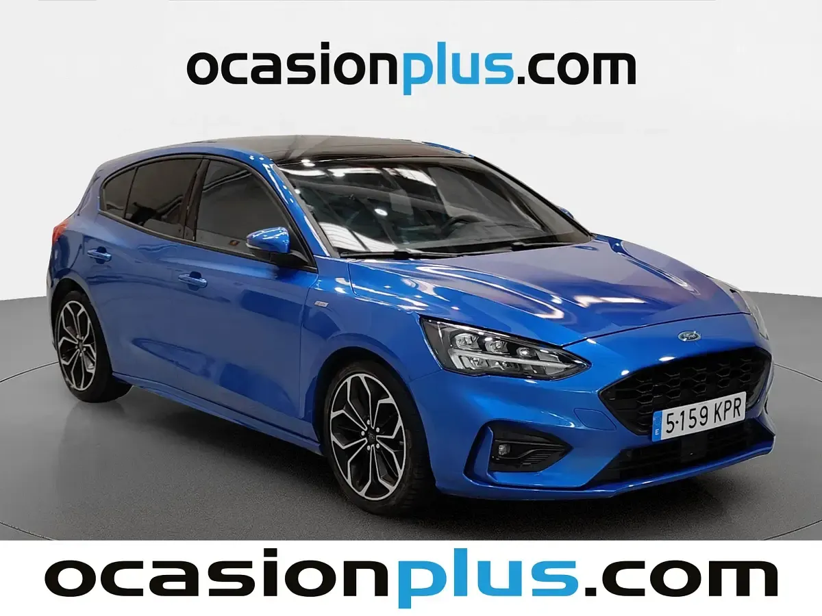 Usado Ford Focus ST-Line 125 CV (91 kW) 2018 Azul Utilitario