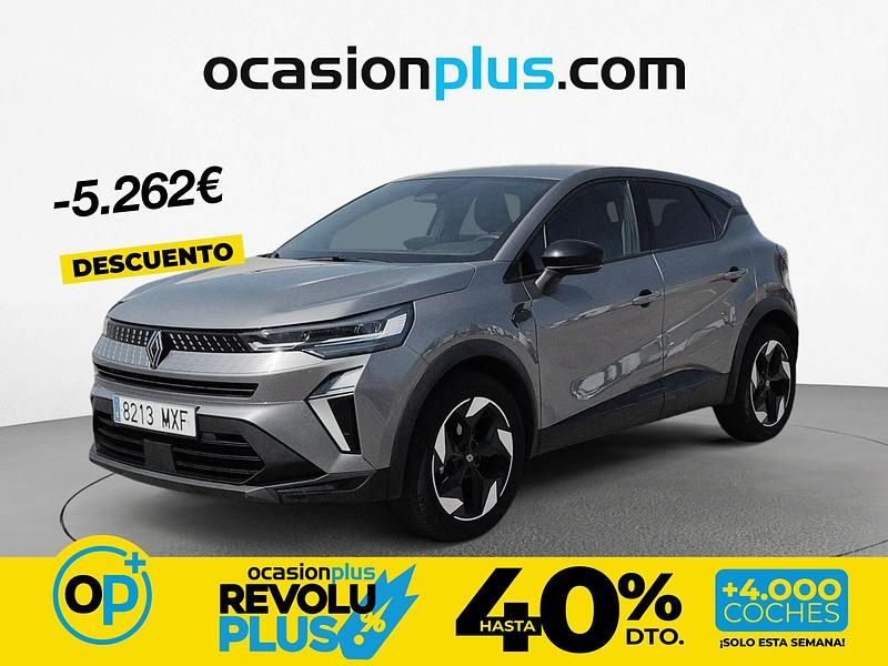 Usado Renault Captur Techno 90 CV (66 kW) 2024 Gris SUV