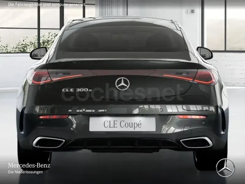 Usado Mercedes CLE300 313 CV (230 kW) 2025 Negro Coupe
