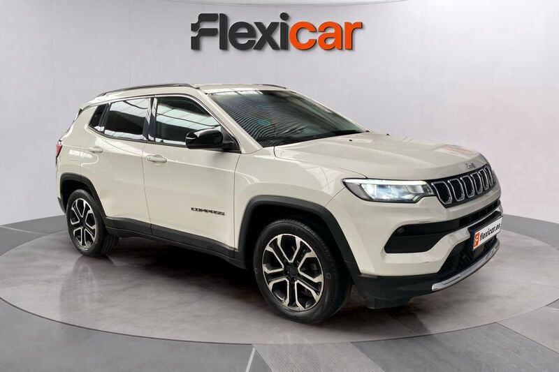 Blanco Usado 2022 Jeep Compass Limited SUV | 17.690 € (Buen precio) - Imagen 1/4