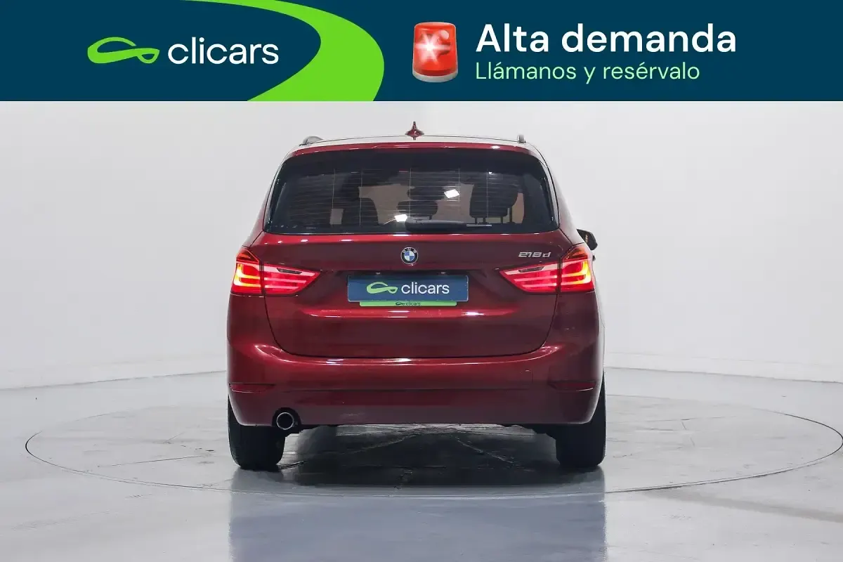 Usado BMW 218 Gran Tourer 150 CV (110 kW) 2019 Rojo Monovolumen