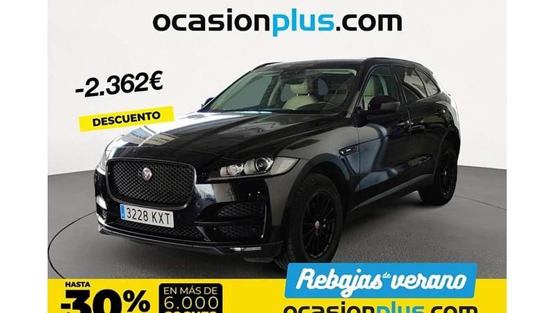Negro Usado 2019 Jaguar F-Pace Prestige SUV | 23.628 € (Buen precio) - Imagen 1/4