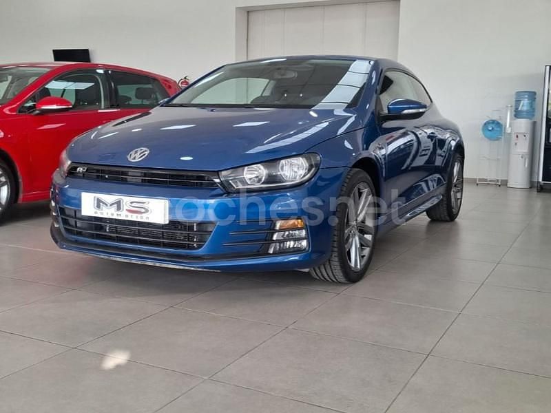 Azul Usado 2015 VW Scirocco R-line Coupe | 11.299 € (Buen precio) - Imagen 1/4