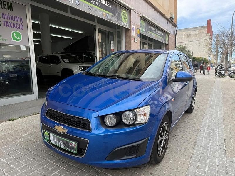 Usado Chevrolet Aveo LT 100 CV (73 kW) 2013 Azul Berlina