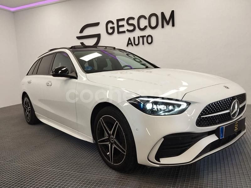Blanco Usado 2022 Mercedes C300e Familiar | 38.900 € (Precio justo) - Imagen 1/4