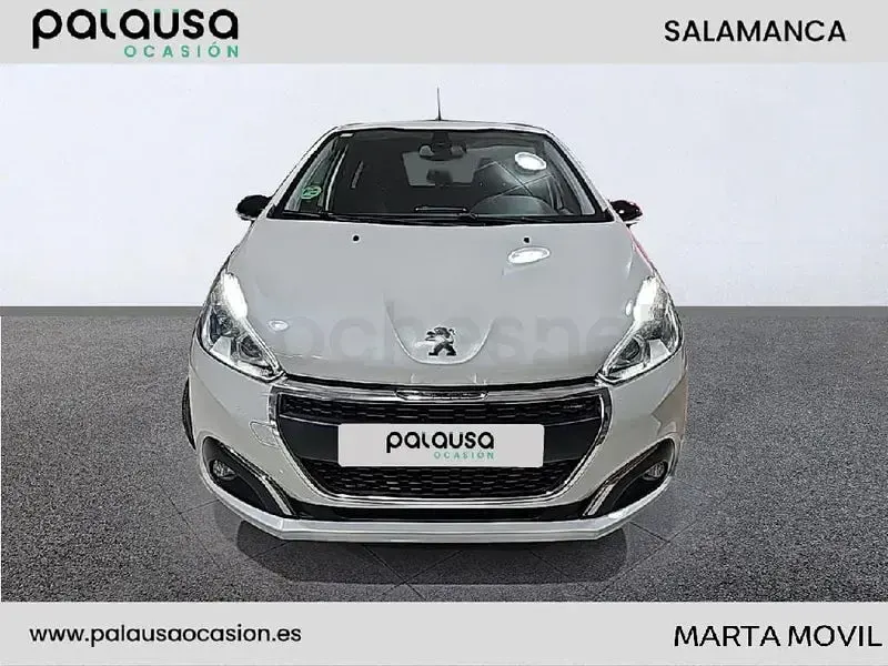 Usado Peugeot 208 GT-line 110 CV (80 kW) 2015 Blanco Utilitario