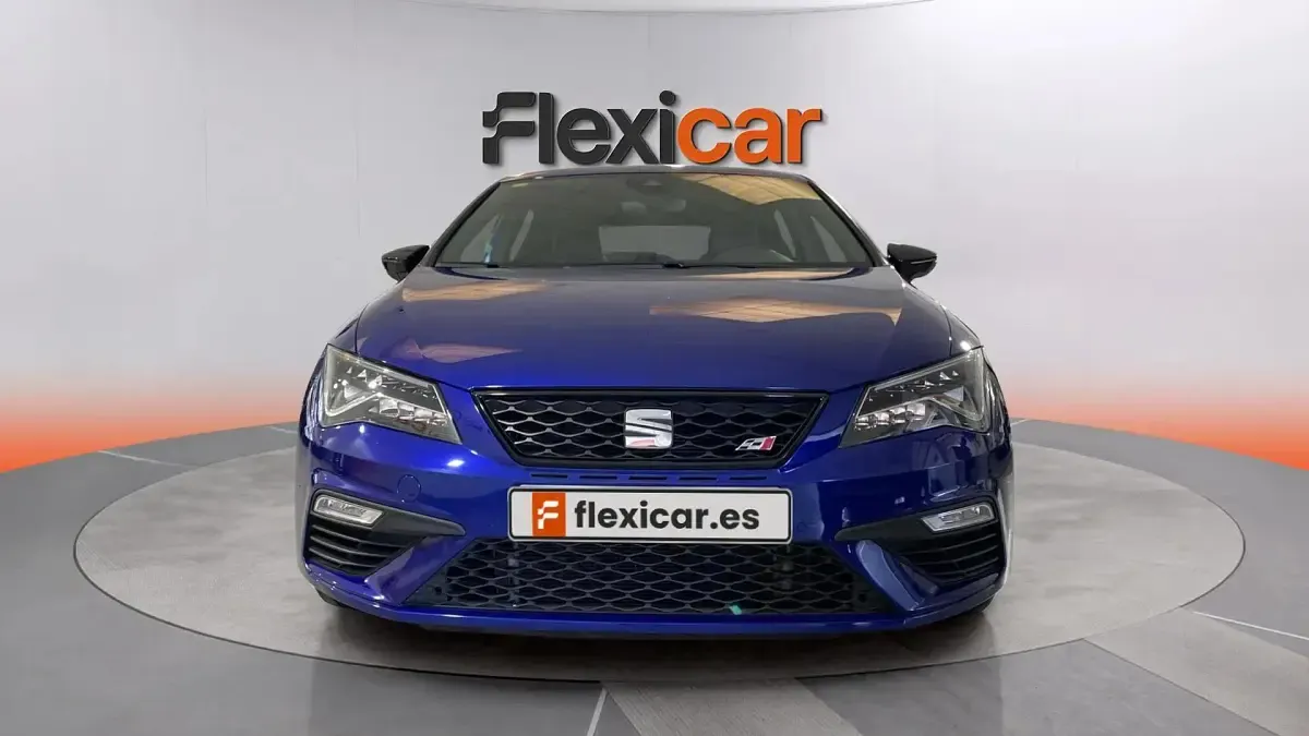 Usado Seat Leon CUPRA 300 CV (220 kW) 2018 Azul Berlina