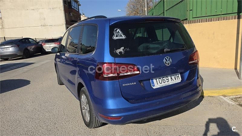 Usado VW Sharan Edition 150 CV (110 kW) 2019 Azul Monovolumen