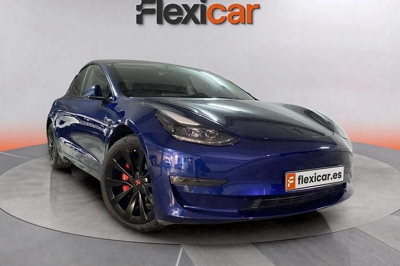 Azul Usado 2022 Tesla Model 3 Performance Berlina | 26.970 € (Super precio) - Imagen 1/4