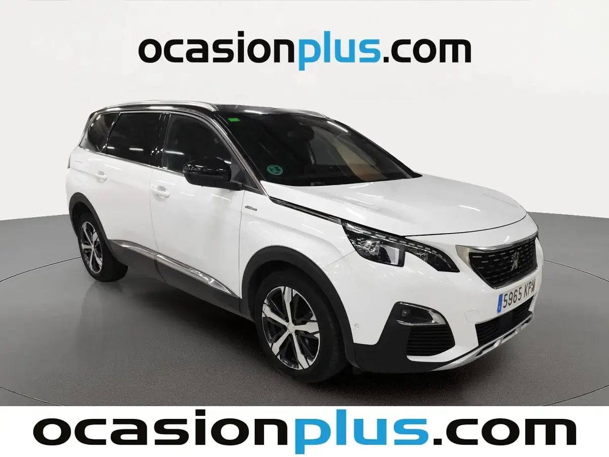 Usado Peugeot 5008 GT-line 181 CV (133 kW) 2018 Blanco SUV