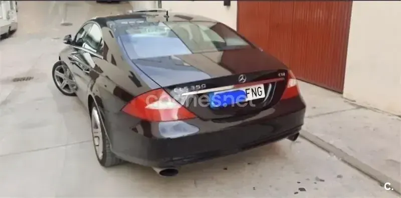 Usado Mercedes CLS350 292 CV (214 kW) 2007 Negro Coupe