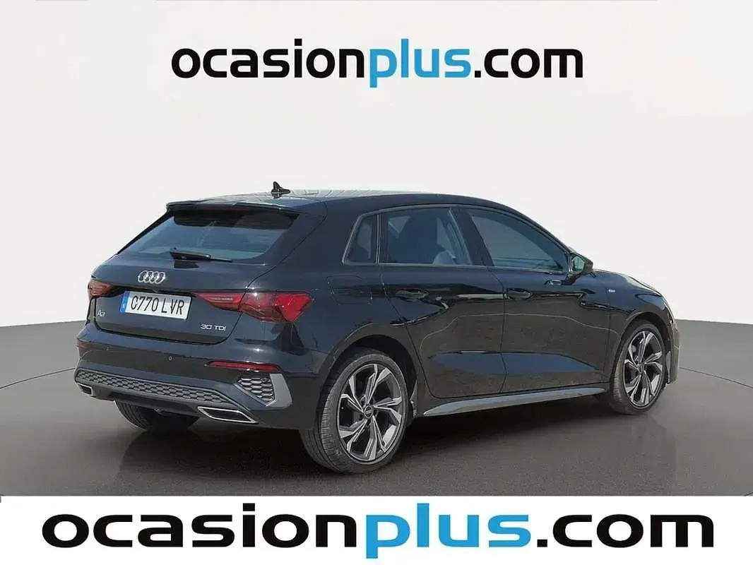 Usado Audi A3 Sportback S-Line 116 CV (85 kW) 2021 Negro Utilitario