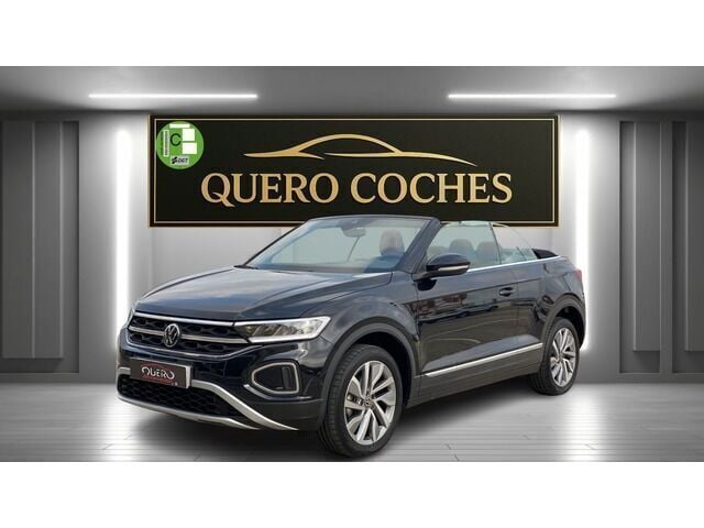 Negro Usado 2023 VW T-Roc Cabriolet Style Descapotable | 27.990 € (Super precio) - Imagen 1/4