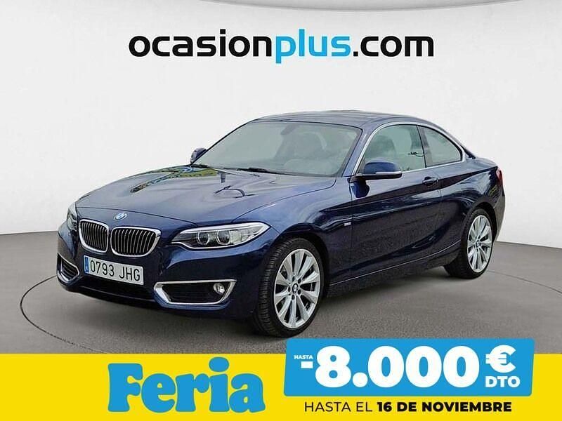 Azul Usado 2015 BMW 220 Coupe | 19.700 € (Precio justo) - Imagen 1/4