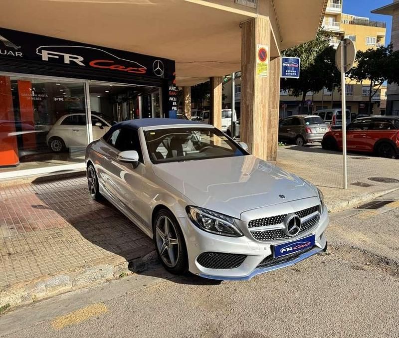 Usado Mercedes C250 204 CV (150 kW) 2018 Gris Descapotable