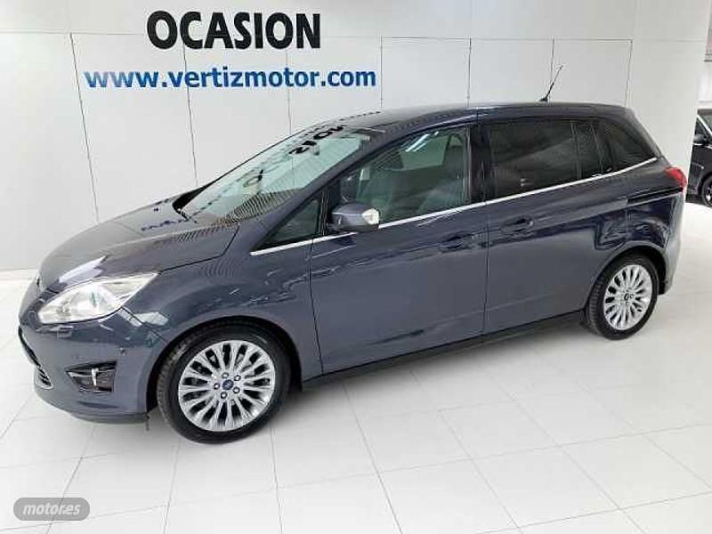 Usado Ford Grand C-Max Titanium 125 CV (91 kW) 2014 Gris Monovolumen