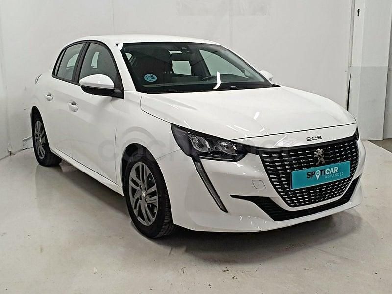 Usado Peugeot 208 Active 100 CV (73 kW) 2021 Blanco Utilitario