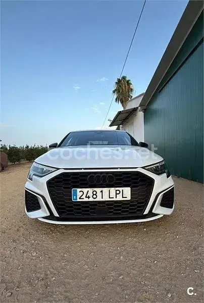 Usado Audi A3 S-Line 150 CV (110 kW) 2021 Blanco Berlina