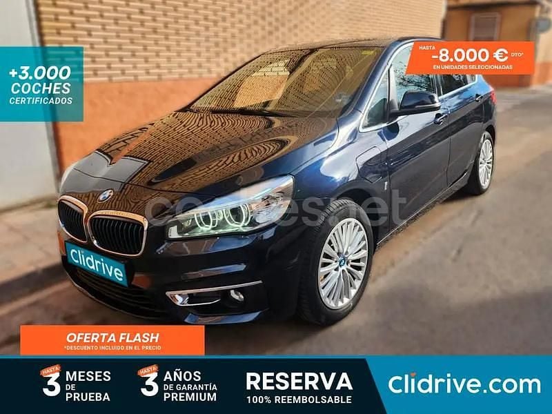 Usado BMW 225 Active Tourer iPerformance 224 CV (164 kW) 2016 Azul Monovolumen