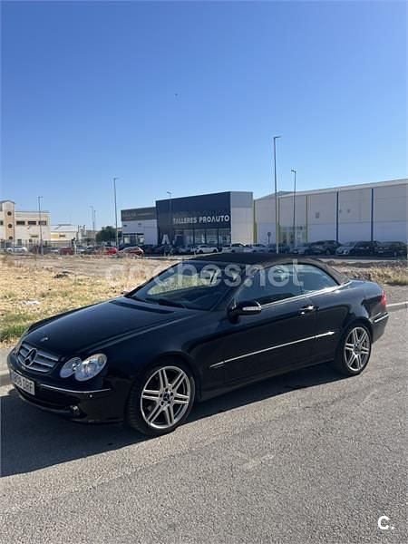 Negro Usado 2003 Mercedes CLK240 Elegance Descapotable | 8900 € (Precio justo) - Imagen 1/4